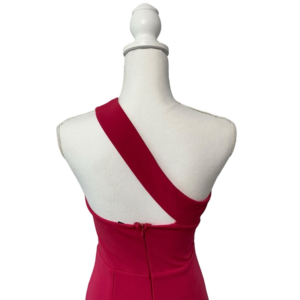 Lulu's Remarkable Presence One-Shoulder Maxi Dress‎ Magenta Purple Pink Small - Picture 5 of 9